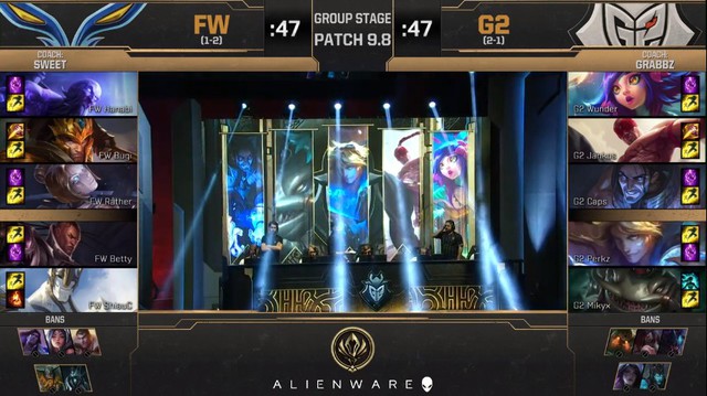 LMHT - MSI 2019 Ngày 2: G2 Esports dễ dàng đánh bại Flash Wolves - Ảnh 1. LMHT - MSI 2019 Ngày 2: G2 Esports dễ dàng đánh bại Flash Wolves - Ảnh 1.