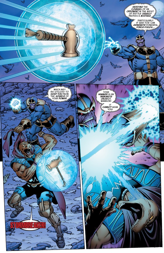 Avengers: Endgame - Liệu Cây rìu Stormbreaker của Thor có mạnh hơn Găng tay Vô Cực cảu Thanos? - Ảnh 2.