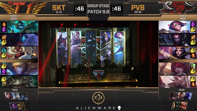 LMHT - Vòng bảng MSI 2019 ngày 2: Thua tan tác SKT T1, Chiến công đầu tại MSI 2019 vẫn là ước mơ xa xỉ với Phong Vũ Buffalo - Ảnh 1. LMHT - Vòng bảng MSI 2019 ngày 2: Thua tan tác SKT T1, Chiến công đầu tại MSI 2019 vẫn là ước mơ xa xỉ với Phong Vũ Buffalo - Ảnh 1.