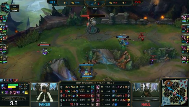LMHT - Vòng bảng MSI 2019 ngày 2: Thua tan tác SKT T1, Chiến công đầu tại MSI 2019 vẫn là ước mơ xa xỉ với Phong Vũ Buffalo - Ảnh 3. LMHT - Vòng bảng MSI 2019 ngày 2: Thua tan tác SKT T1, Chiến công đầu tại MSI 2019 vẫn là ước mơ xa xỉ với Phong Vũ Buffalo - Ảnh 3.