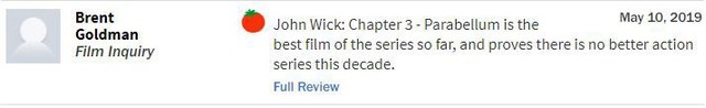 John Wick 3 phá đảo Rotten Tomatoes với số điểm gần tuyệt đối, xứng đáng là siêu phẩm hành động của năm - Ảnh 3.