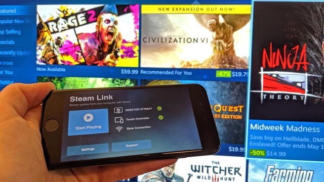 Bây giờ người dùng iPhone có thể chơi game trên Steam thông qua Steam Link - Ảnh 1.