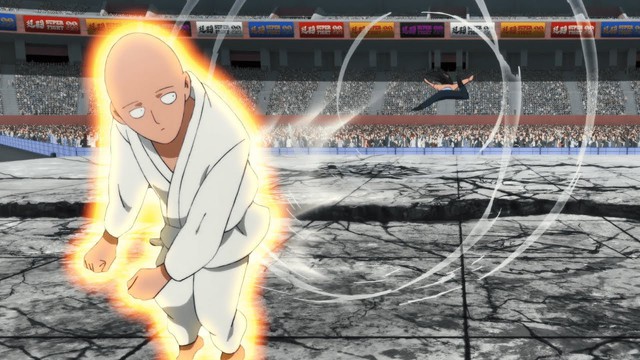 One-Punch Man mùa 2: Chỉ bằng 1 cú cong mông đơn giản, Saitama đã hạ gục quán quân giải đấu võ thuật - Ảnh 3.