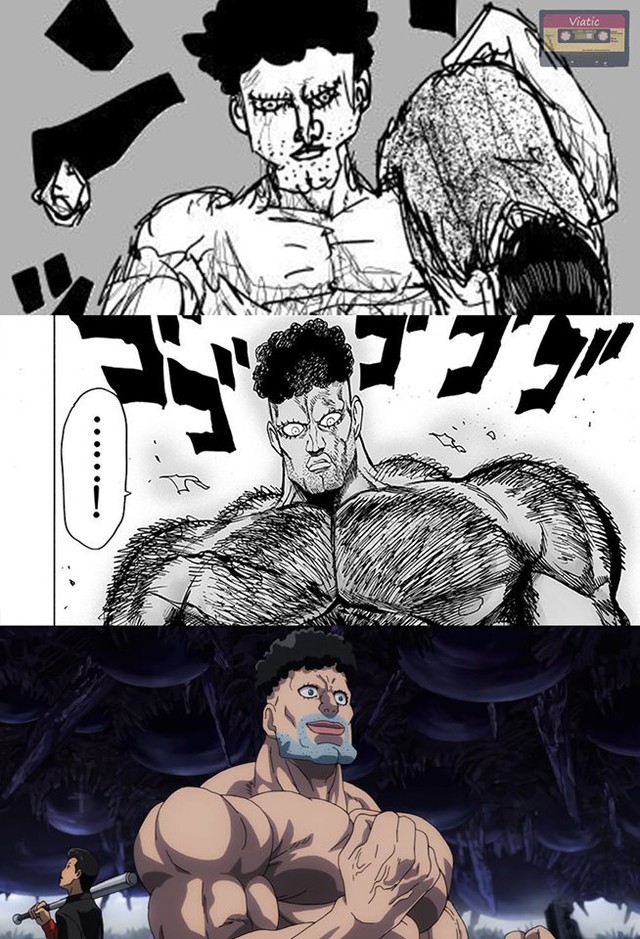 So sánh nét vẽ One Punch Man phiên bản gốc, manga và anime: Có thay đổi gì khác biệt? - Ảnh 5.