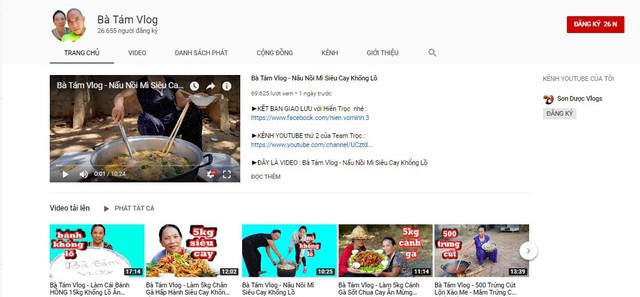 Ăn theo cơn sốt Bà Tân, giờ đây Youtube ngập tràn các cụ bà nông dân làm Vlog - Ảnh 6.
