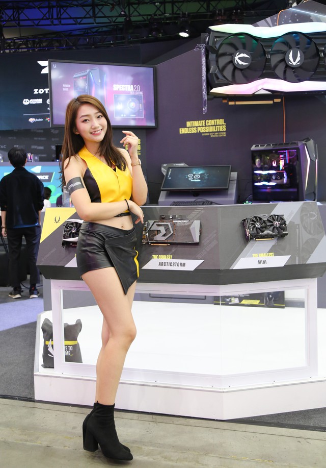 Một vòng các em gái xinh đẹp tại Computex 2019: Chỉ muốn ngắm mãi không về - Ảnh 4.