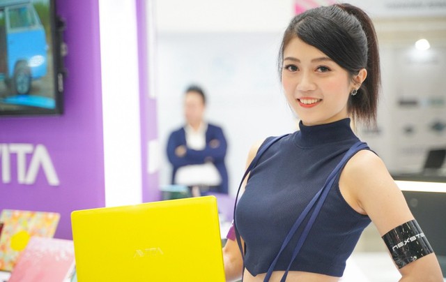 Một vòng các em gái xinh đẹp tại Computex 2019: Chỉ muốn ngắm mãi không về - Ảnh 23.