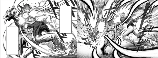 One Punch Man: Thợ Săn anh hùng Garou đụng độ Bang và Bomb, cuộc chiến mãn nhãn của những võ sĩ - Ảnh 3.