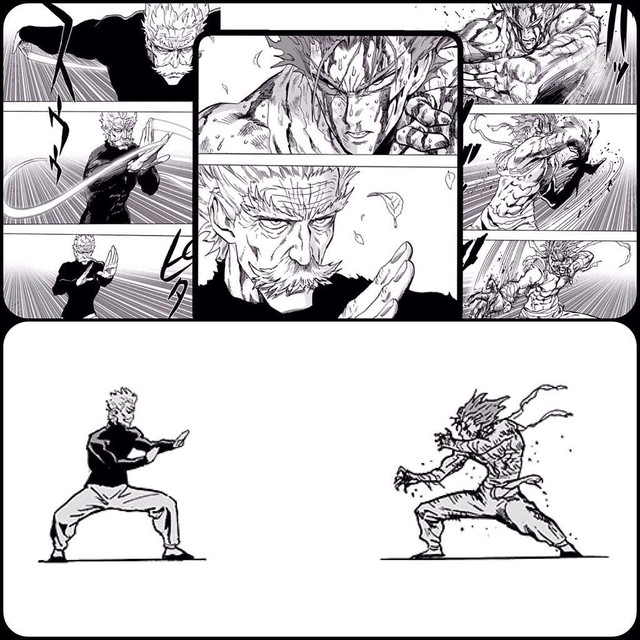 One Punch Man: Thợ Săn anh hùng Garou đụng độ Bang và Bomb, cuộc chiến mãn nhãn của những võ sĩ - Ảnh 1.