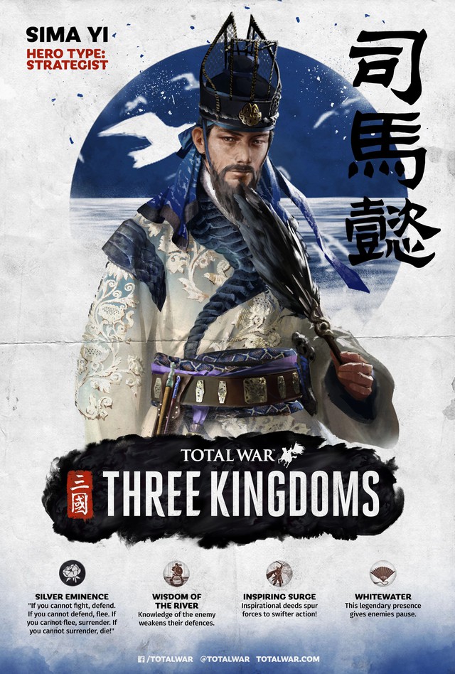 [Total War: Three Kingdoms] Tìm hiểu về sức mạnh và khả năng của bộ ba Tư Mã Ý, Gia Cát Lượng, Chu Du - Ảnh 2.