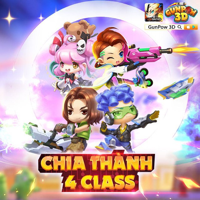 Tổng quan 4 class nhân vật sẽ xuất hiện trong GunPow 3D - Ảnh 1. Tổng quan 4 class nhân vật sẽ xuất hiện trong GunPow 3D - Ảnh 1.