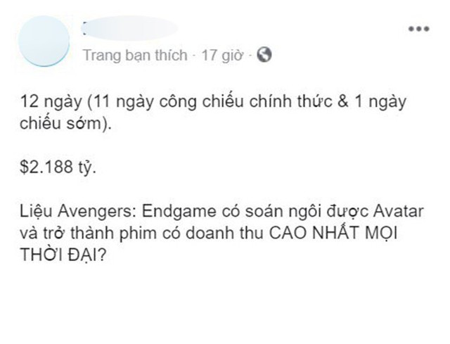 Cả thế giới nín thở hóng ENDGAME hạ bệ ngai vàng 10 năm của AVATAR - Ảnh 1.