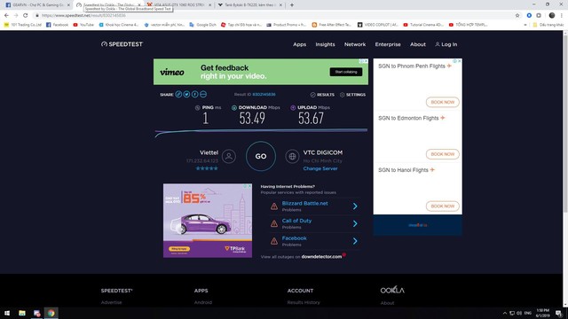 Game thủ Việt đua nhau test tốc độ mạng mới: Người thì gần 100Mbps, kẻ chỉ hơn 50Mbps cùng giá 250k - Ảnh 5.