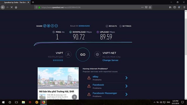 Game thủ Việt đua nhau test tốc độ mạng mới: Người thì gần 100Mbps, kẻ chỉ hơn 50Mbps cùng giá 250k - Ảnh 1.