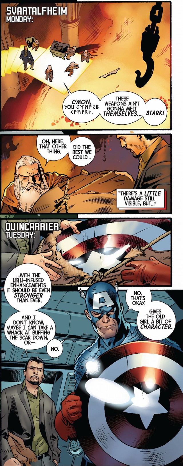 10 chiếc khiên danh bất hư truyền đã đồng hành cùng các phiên bản Captain America trong lịch sử truyện tranh - Ảnh 3.