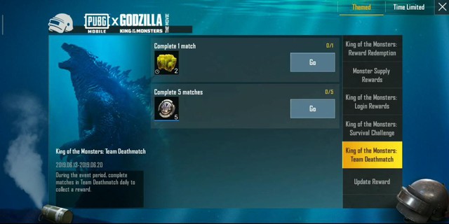 PUBG Mobile: Tổng hợp phần thưởng từ chuỗi sự kiện King of Monsters, Khung Godzilla hot nhất - Ảnh 5.