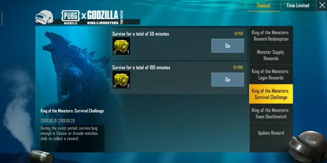 PUBG Mobile: Tổng hợp phần thưởng từ chuỗi sự kiện King of Monsters, Khung Godzilla hot nhất - Ảnh 4.