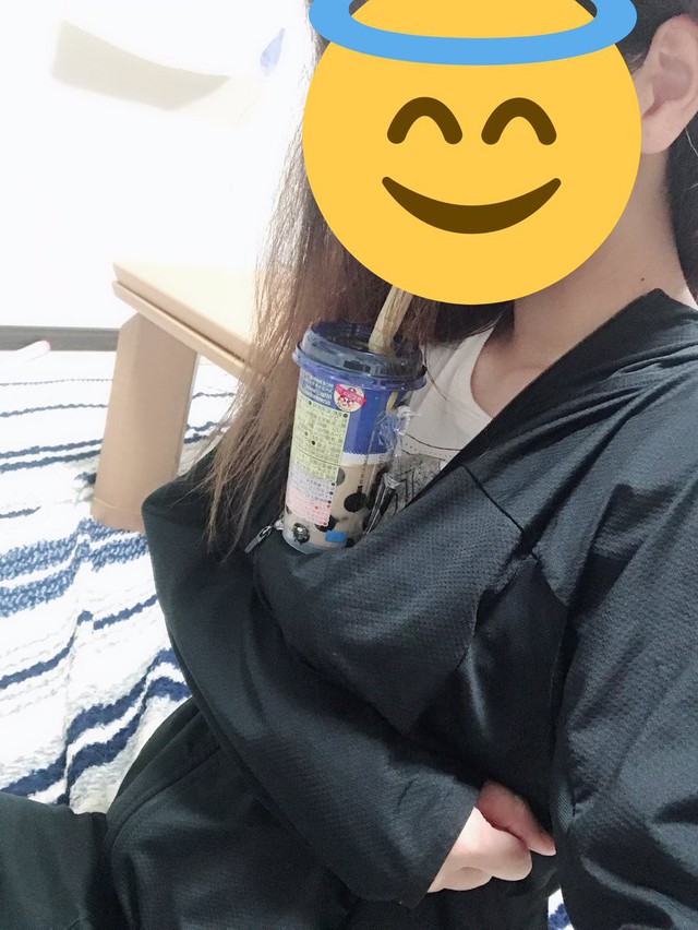 Trào lưu mới siêu hot của các hot girl Nhật Bản: Thử thách uống trà sữa bằng ngực khủng - Ảnh 12.