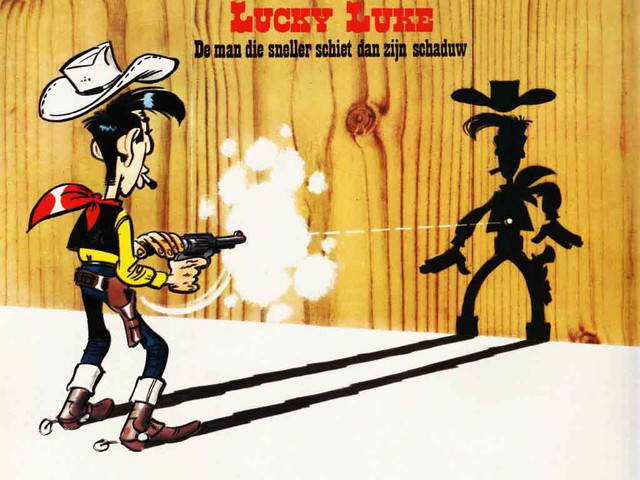 Lucky Luke: Bộ truyện cực hay về chàng cao bồi thiện xạ rong ruổi khắp miền Tây - Ảnh 1.