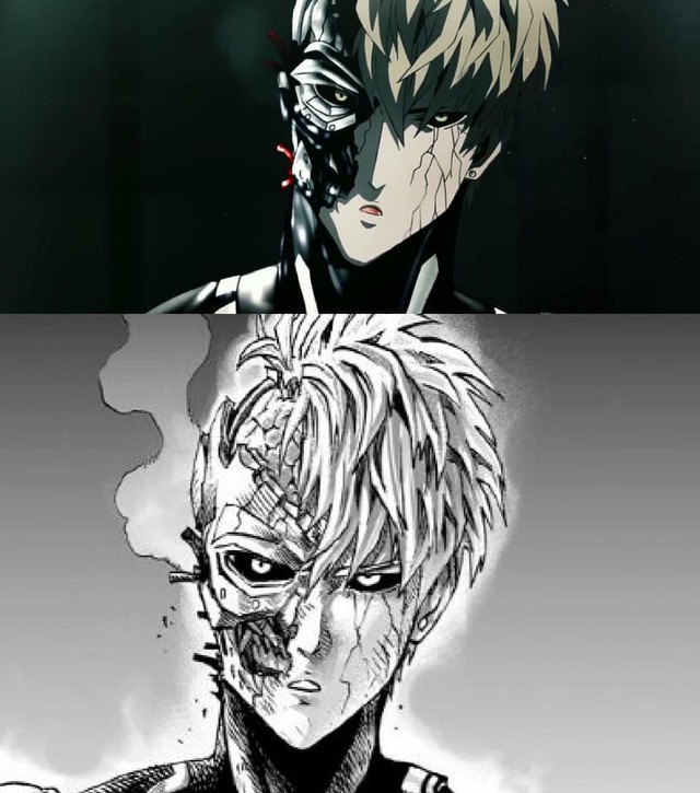 One-Punch Man: So độ ngầu của Genos trong trận chiến với người máy G4 ở phiên bản Anime và Manga - Ảnh 13.