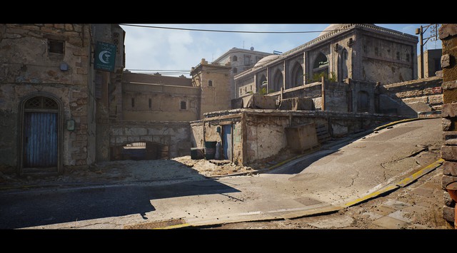 Ngỡ ngàng trước vẻ đẹp của map huyền thoại CS: De_Dust 2 khi được làm lại với Unreal Engine 4 - Ảnh 2.