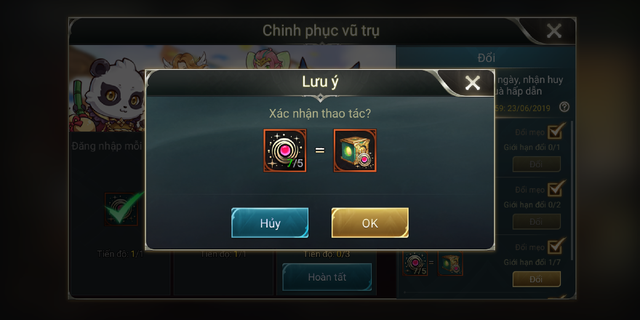 Liên Quân Mobile: Mở Rương Vũ Trụ, game thủ nhận về toàn Loa to, Ruby, thẻ thử các loại - Ảnh 2.