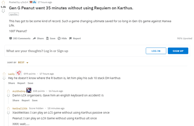 LMHT: Cựu sao SKT bị chỉ trích thậm tệ - Peanut không biết ấn nút R khi chơi Karthus à - Ảnh 3.