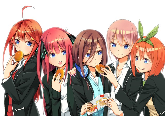 Gotoubun no Hanayome: Tìm hiểu về 5 tiểu thư cành vàng lá ngọc nhà Nakano đang khiến dân tình điên đảo - Ảnh 1.