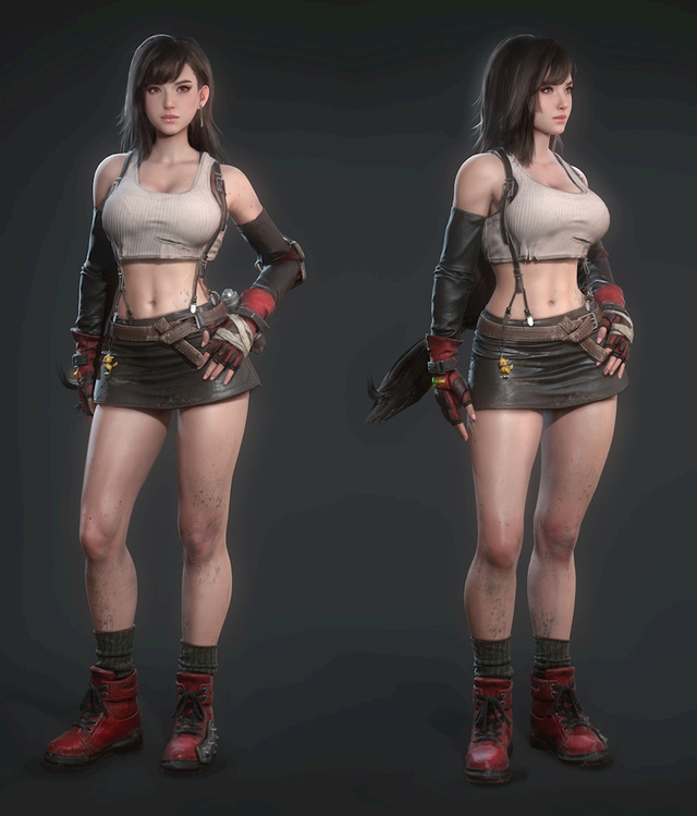 Bức xúc vì ngực Tifa bị cha đẻ sửa bé tẹo teo, game thủ ra tay buff mạnh vòng 1 khiến fan FF7 Remake tròn mắt - Ảnh 5.