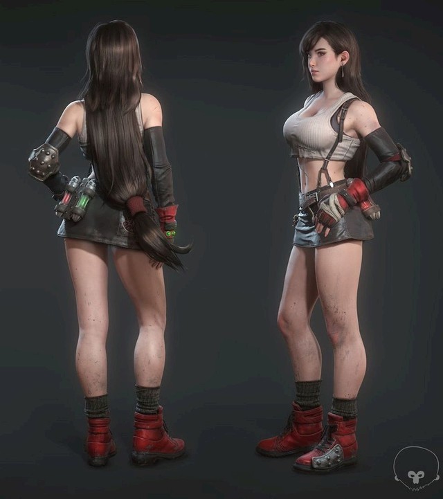 Bức xúc vì ngực Tifa bị cha đẻ sửa bé tẹo teo, game thủ ra tay buff mạnh vòng 1 khiến fan FF7 Remake tròn mắt - Ảnh 6.