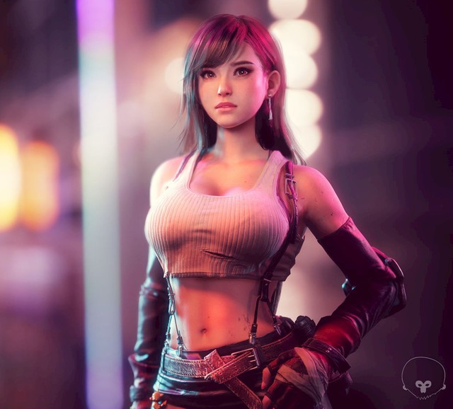 Bức xúc vì ngực Tifa bị cha đẻ sửa bé tẹo teo, game thủ ra tay buff mạnh vòng 1 khiến fan FF7 Remake tròn mắt - Ảnh 9.