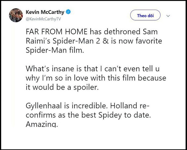 Review đầu tiên Spider-Man: Far From Home: Được khen là phần Nhện hay nhất lịch sử, kết trọn vẹn Endgame - Ảnh 10.