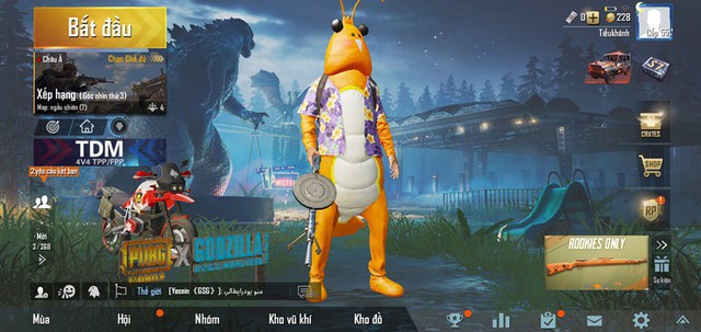 PUBG Mobile: Khỏi cần fake IP, VNG chính thức tặng FREE skin Tôm vàng siêu dễ thương - Ảnh 3.