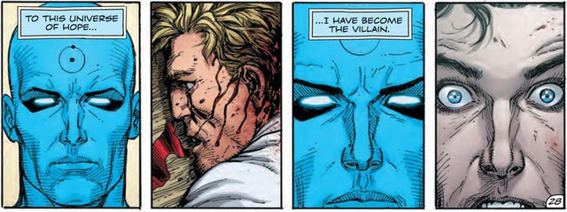 Tại sao Dr. Manhattan, cựu siêu anh hùng sở hữu năng lựa tựa Chúa Trời lại muốn thay đổi đa vũ trụ DC? - Ảnh 6.