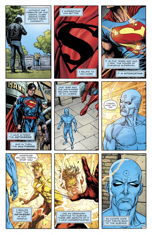 Tại sao Dr. Manhattan, cựu siêu anh hùng sở hữu năng lựa tựa Chúa Trời lại muốn thay đổi đa vũ trụ DC? - Ảnh 5.