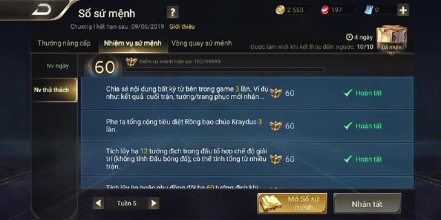 Liên Quân Mobile: Garena tặng FREE cả server 1080 điểm Sổ Sứ Mệnh, game thủ cày cấp xuyên đêm - Ảnh 2.