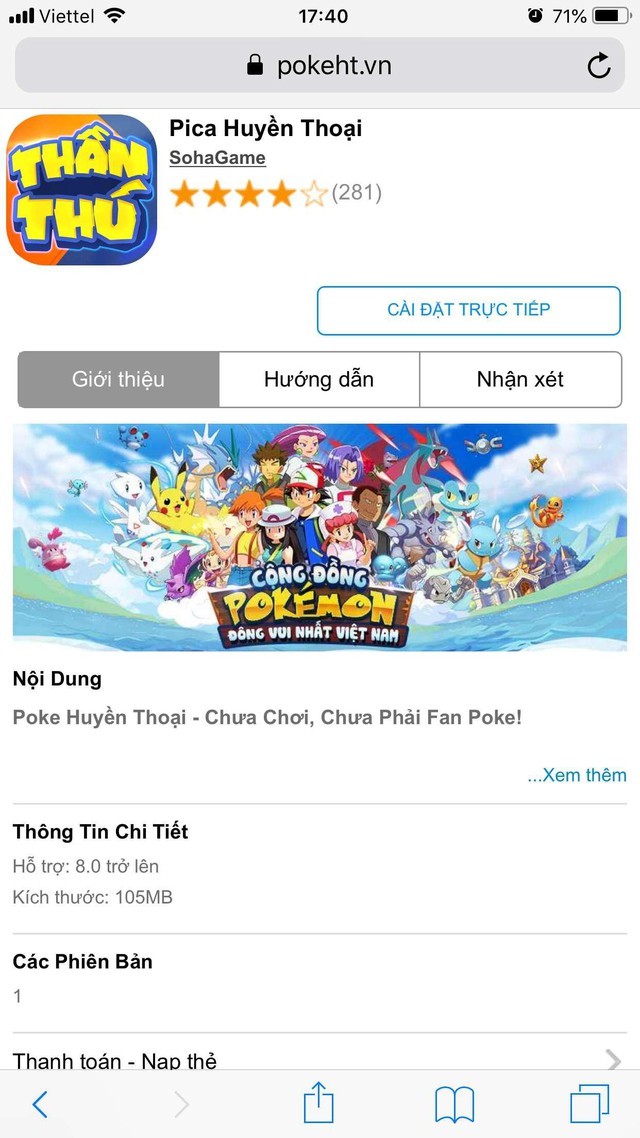 Hướng dẫn tải và cài đặt Pica Huyền Thoại - Game Pokemon ra mắt 16/07 đang được các fan cuồng mong đợi - Ảnh 4.