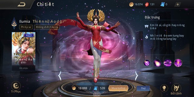 Liên Quân Mobile: Nghi vấn Garena tặng skin Ilumia Áo Dài để câu game thủ chơi SSM mùa 8 - Ảnh 2.