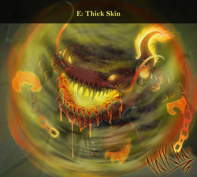 LMHT: Đợi Riot quá lâu, fan tự thiết kế skin Tahm Kench Hỏa Ngục đẹp không cưỡng nổi - Ảnh 6.