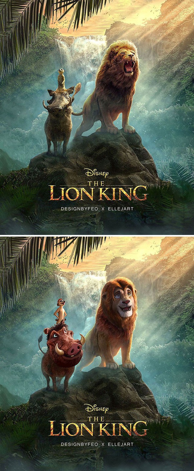Live-action The Lion King nếu giữ nguyên phong cách nhân vật theo bản hoạt hình thì sẽ thế nào? - Ảnh 9.