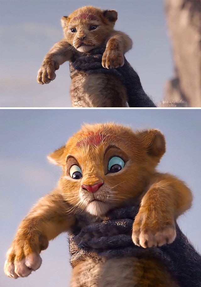 Live-action The Lion King nếu giữ nguyên phong cách nhân vật theo bản hoạt hình thì sẽ thế nào? - Ảnh 6.