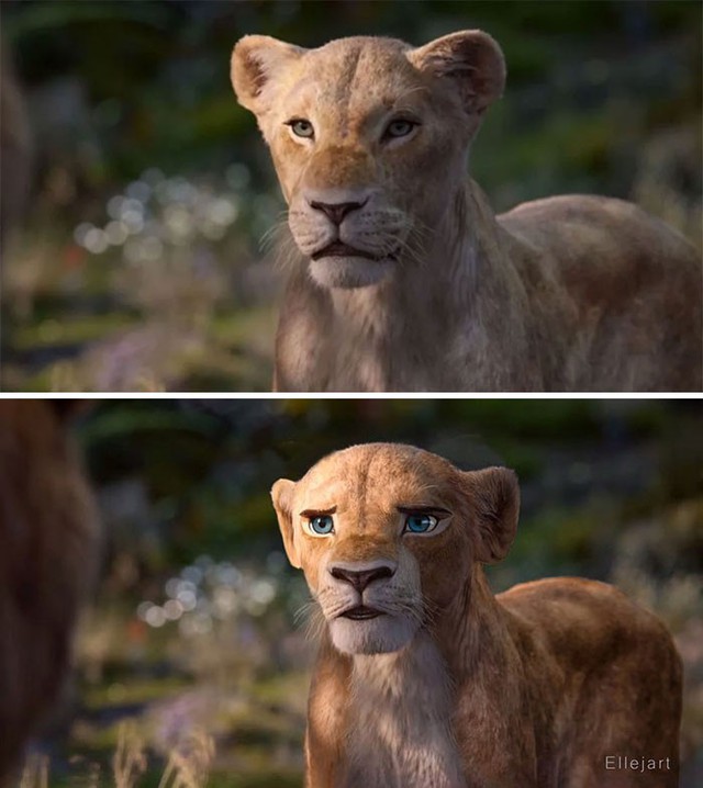 Live-action The Lion King nếu giữ nguyên phong cách nhân vật theo bản hoạt hình thì sẽ thế nào? - Ảnh 8.