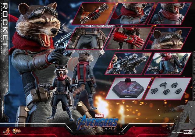 Chiêm ngưỡng bộ Hot Toys cực chất của Rocket phiên bản Endgame - Ảnh 18. Chiêm ngưỡng bộ Hot Toys cực chất của Rocket phiên bản Endgame - Ảnh 18.