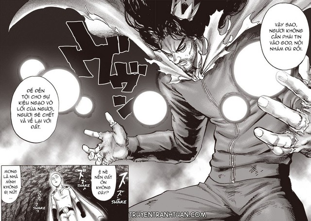 One Punch Man chương 113: Chúa Trời lần đầu lộ diện, Mặt Nạ Ngọt Ngào chưa đánh quái vật đã sợ khiếp vía - Ảnh 4.