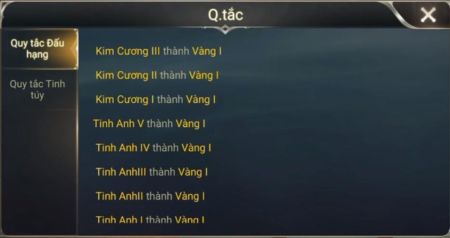 Liên Quân Mobile sắp reset Rank, mức Kim Cương 3 tới Tinh Anh 1 đều tụt về Vàng 1 - Ảnh 3.