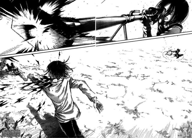 Attack On Titan chap 119: Eren bị bắn bay đầu, nát gáy... đối diện với cái chết cận kề - Ảnh 7.