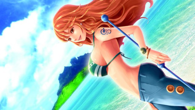 One Piece: Xịt máu mũi trước chiêu cú đấm hạnh phúc của Nami trong đoạn quảng cáo bộ vệ sinh chùi rửa đa năng - Ảnh 1.