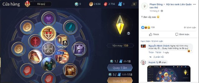 Liên Quân Mobile: Game thủ đồng loạt bóc phốt Garena vì quay hơn 151 lần không ra Đá Quý - Ảnh 8.