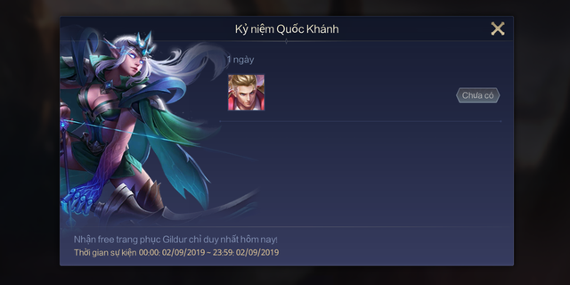 Liên Quân Mobile: Garena tặng FREE Gildur Học Đường chỉ trong ngày 2/9, game thủ lưu ý - Ảnh 2. Liên Quân Mobile: Garena tặng FREE Gildur Học Đường chỉ trong ngày 2/9, game thủ lưu ý - Ảnh 2.
