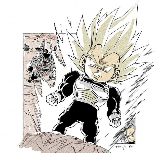 Trở về tuổi thơ với loạt fanart Dragon Ball theo phong cách chibi cực chất - Ảnh 14.